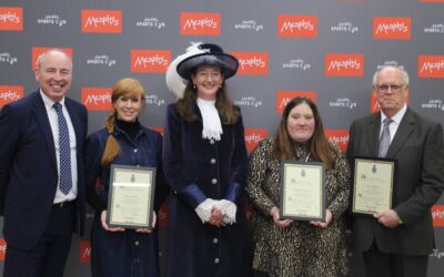 Menphys volunteers recognised by High Sheriff